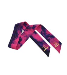 Scarf Marble: Magenta
