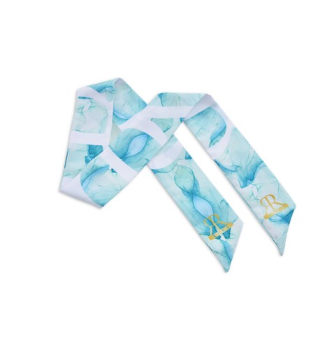 Scarf Water Color: Blue