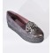 Espadrilles : Rounded Toe - Ancieno with Silver